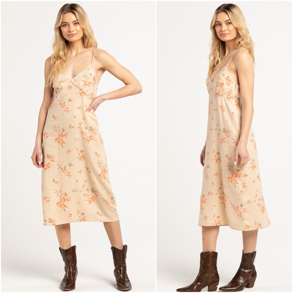 BRIXTON ~ Lanai Linen Midi Dress